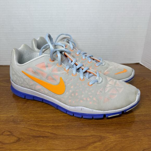 Nike Free TR Fit 3 Women’s Size 8.5 Platinum Bright Citrus Running Shoes - Picture 1 of 6
